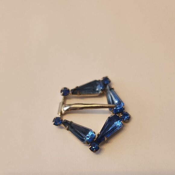 Vintage Rhinestone Belt Buckle
